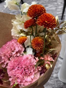 ダリアの花束 ダリアの花束の写真