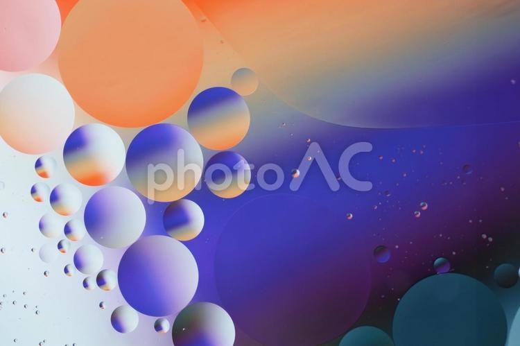 抽象的イメージ 虹色,幻想的,化学の写真素材