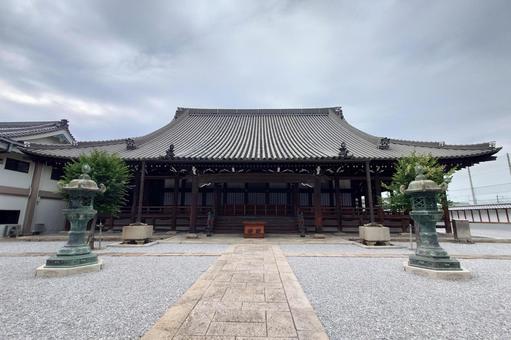 Osaka Prefecture-Gansenji Temple-Main Hall, JPG Osaka Prefecture-Gansenji Temple-Main Hall, JPG