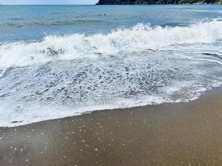 波飛沫 海,波飛沫,飛沫の写真素材
