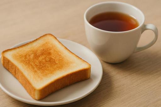 シンプルでおしゃれな朝ごはん シンプルでおしゃれな朝ごはんの写真
