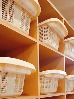 脱衣所 温泉,着替え,風呂の写真素材