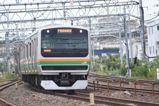 東海道線 鎌倉(客貨)踏切 東海道線 鎌倉(客貨)踏切の写真