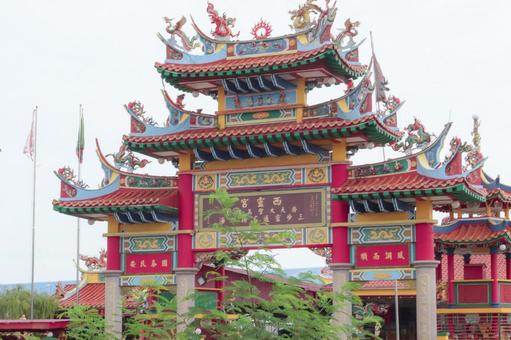 中華系の神様を祀る場所 マレーシア,中華系,廟の写真素材