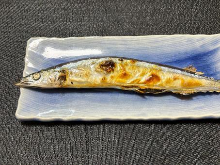 秋刀魚の塩焼き 秋刀魚の塩焼き サンマ,秋刀魚の塩焼き,秋の味覚の写真素材