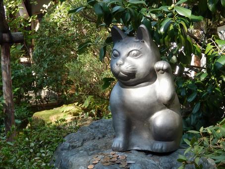 招き猫 招き猫 招き猫,像,置き物の写真素材