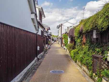 【奈良県】橿原市・今井町 今井町,橿原市,重要伝統的建造物群保存地区の写真素材