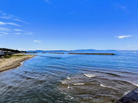 夏の海、兵庫県明石市 夏の海、兵庫県明石市の写真