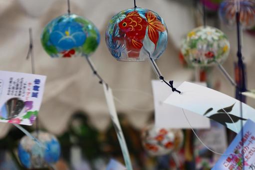 Photo, wind chimes, kawasaki daishi wind chimes, strip, 