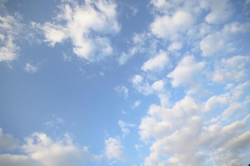 雲 青空,入道雲,背景の写真素材
