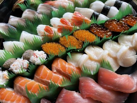 Assorted sushi, JPG