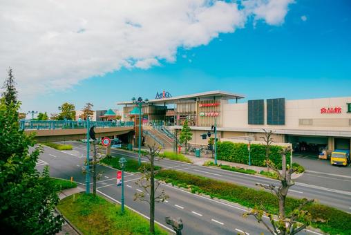 【兵庫】倉敷駅の周辺 兵庫,倉敷駅,倉敷の写真素材