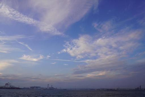 Osaka Bay at dusk, JPG Osaka Bay at dusk, JPG