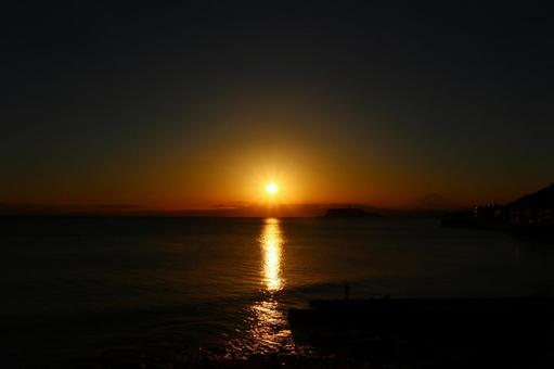 夕日 夕日 夕日,サンセット,夕焼けの写真素材