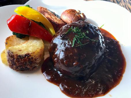 ハンバーグ (調味料),おいしい,お肉の写真素材