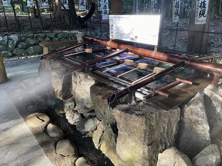 熊野本宮大社 手水舎 熊野本宮大社 手水舎の写真