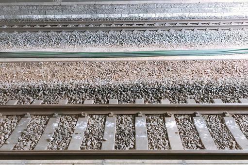 線路 線路 線路,せんろ,鉄道線路の写真素材
