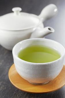 緑茶と急須 緑茶,日本茶,急須の写真素材