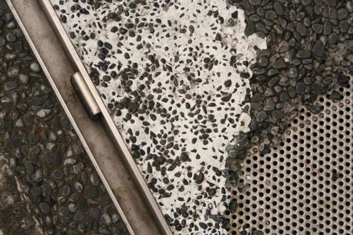 コンクリート地面 コンクリート,地面,白の写真素材