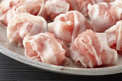 豚肉しゃぶしゃぶ用 豚肉しゃぶしゃぶ用 しゃぶしゃぶ,豚バラ肉,豚肉の写真素材