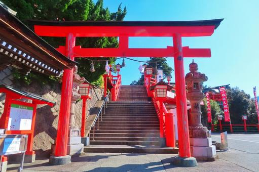 【島根県】太鼓谷稲荷神社 神社,稲荷神社,津和野の写真素材