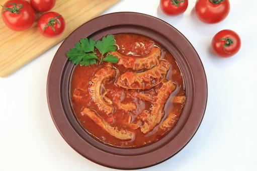 トリッパ トリッパ,イタリア料理,煮込み料理の写真素材