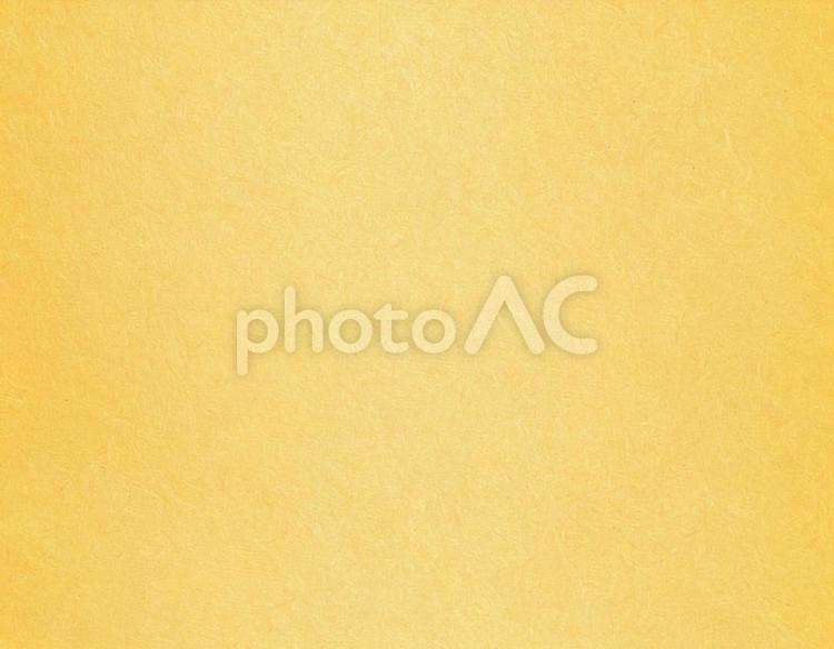 黄色和紙のシンプル無地テクスチャ 和紙,手漉き,紙の写真素材