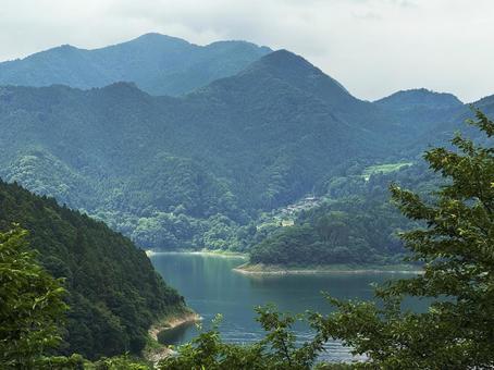 Photo, shimokubo dam, dam, concrete dam, 
