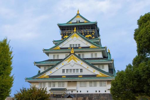 大阪城 大阪城,天守閣,大阪府の写真素材