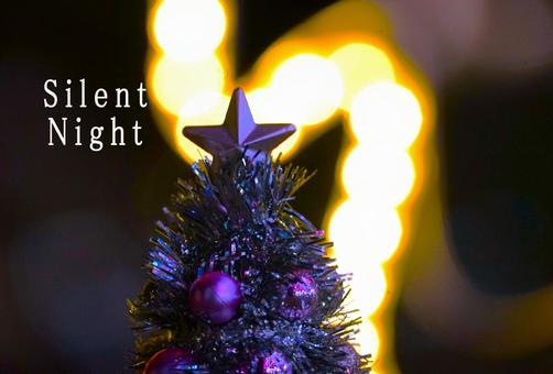 Silent Night（ツリー） クリスマス,ツリー,イルミネーションの写真素材