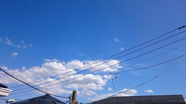 秋の空 空,自然,skyの写真素材