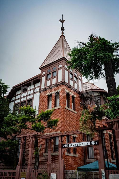 兵庫県　神戸市　北野異人館街の風景 兵庫,兵庫県,神戸市の写真素材