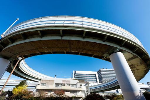 武庫川ランプ公園 兵庫県,西宮市,武庫川ランプ公園の写真素材