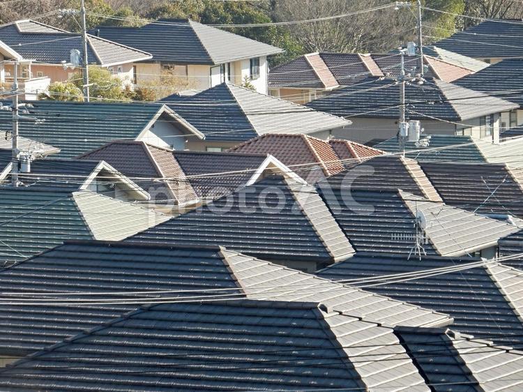 【風景写真】家並みの風景 家並み,街並み,町並みの写真素材