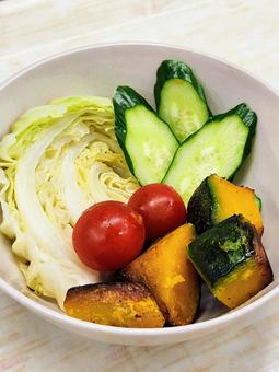 ホットサラダ2 ホットサラダ2 サラダ,夏野菜,サイドメニューの写真素材