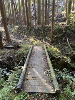 山路上的木橋 山路上的木橋