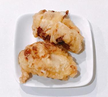 鶏天 鶏天,とり天,郷土料理の写真素材