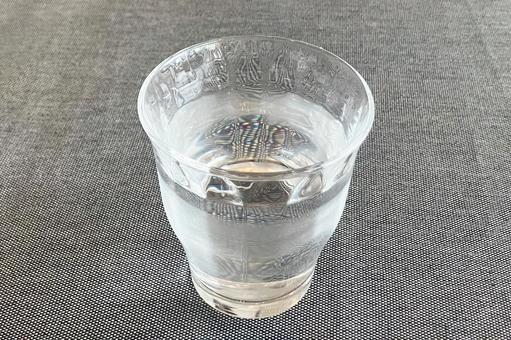 コップの水 コップの水 水,透明,冷たいの写真素材