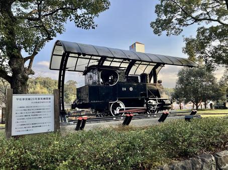 宇佐神宮 宇佐神宮,宇佐神宮線,機関車の写真素材