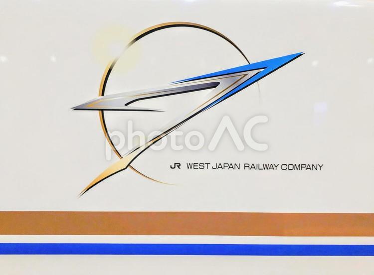 北陸新幹線、W7系、マーク 鉄道,交通,電車の写真素材
