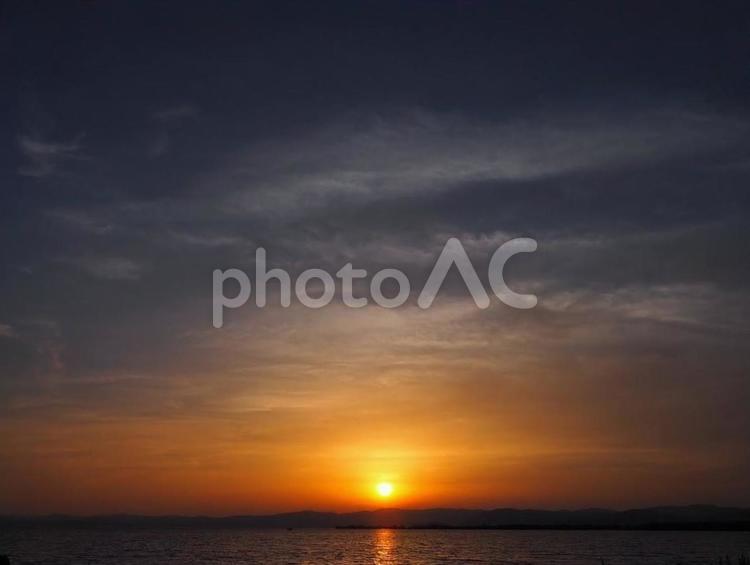 １日の終わりに... 夕暮れ,自然,風景の写真素材