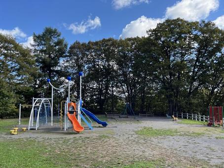公園の遊具 公園の遊具の写真
