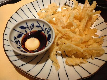 サキイカの天ぷら サキイカ,天ぷら,烏賊の写真素材