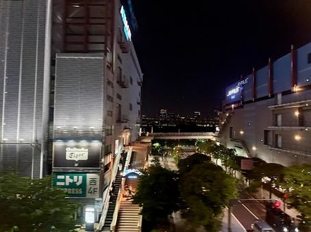 夜のゆりかもめからの景色 夜のゆりかもめからの景色の写真