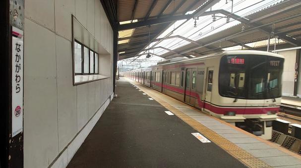 京王電鉄京王線 中河原駅 東京都府中市 京王電鉄京王線 中河原駅 東京都府中市 中河原駅,京王線,鉄道の写真素材