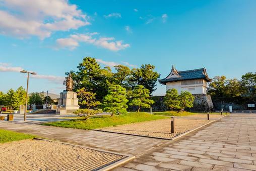 【佐賀】佐賀城跡の周辺 佐賀,風景,sagaの写真素材