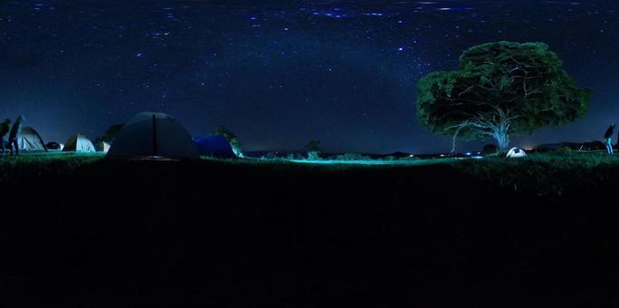 サファリの夜 アフリカ,サファリ,タンザニアの写真素材