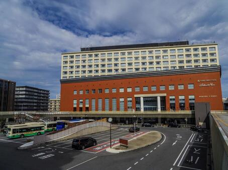 【奈良県】奈良市・JR奈良駅西口 jr奈良駅西口,jr奈良駅,奈良駅の写真素材