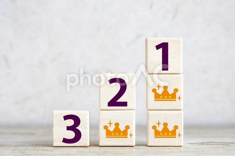 ランキング123 ランキング,ranking,123の写真素材