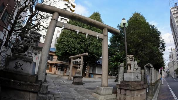  東京都足立区綾瀬２丁目　綾瀬北野神社 東京都,葛飾区,綾瀬の写真素材